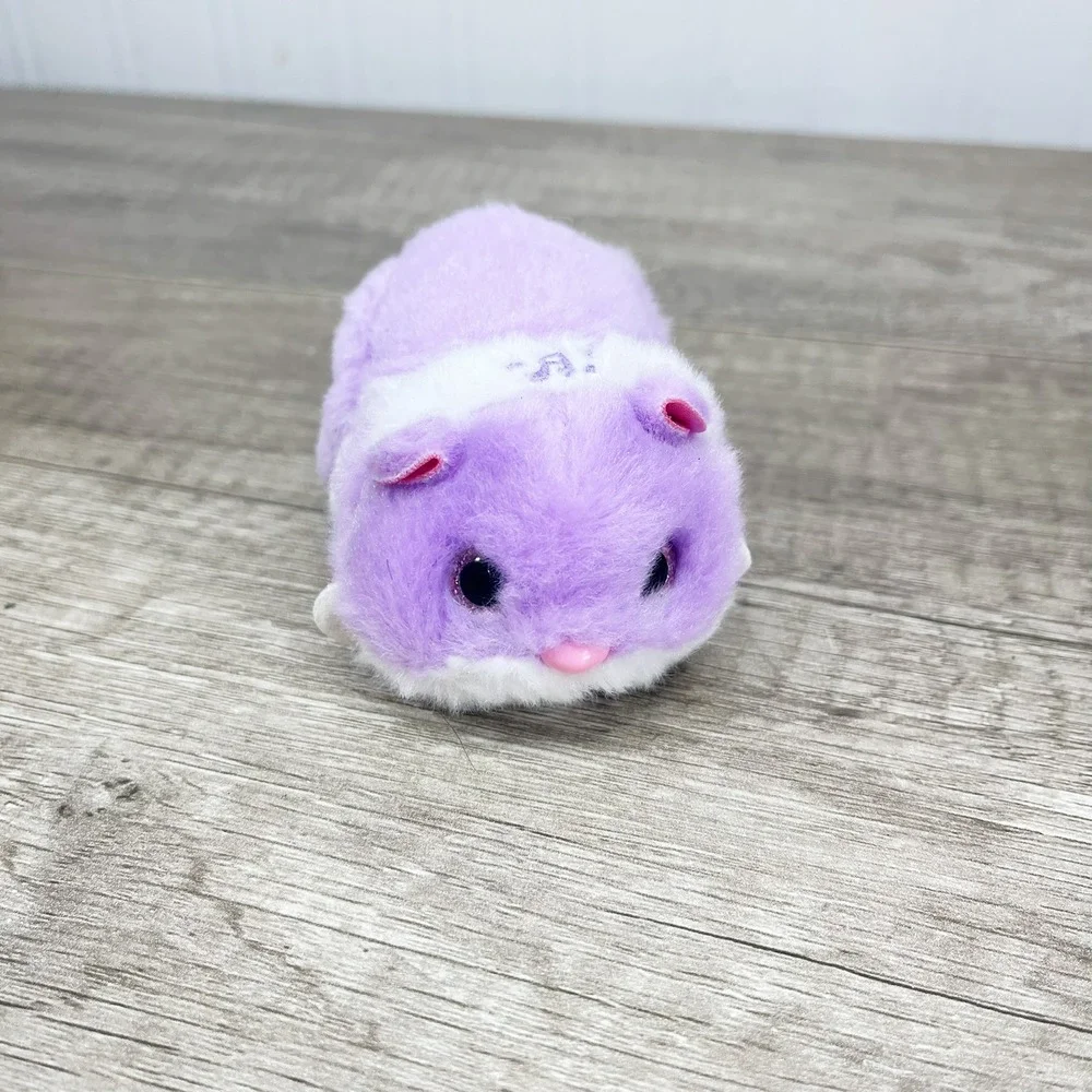 Zuru Zhu Zhu Pets Purple White Motorized Plush Hamster Robotic Toy DG20240408
